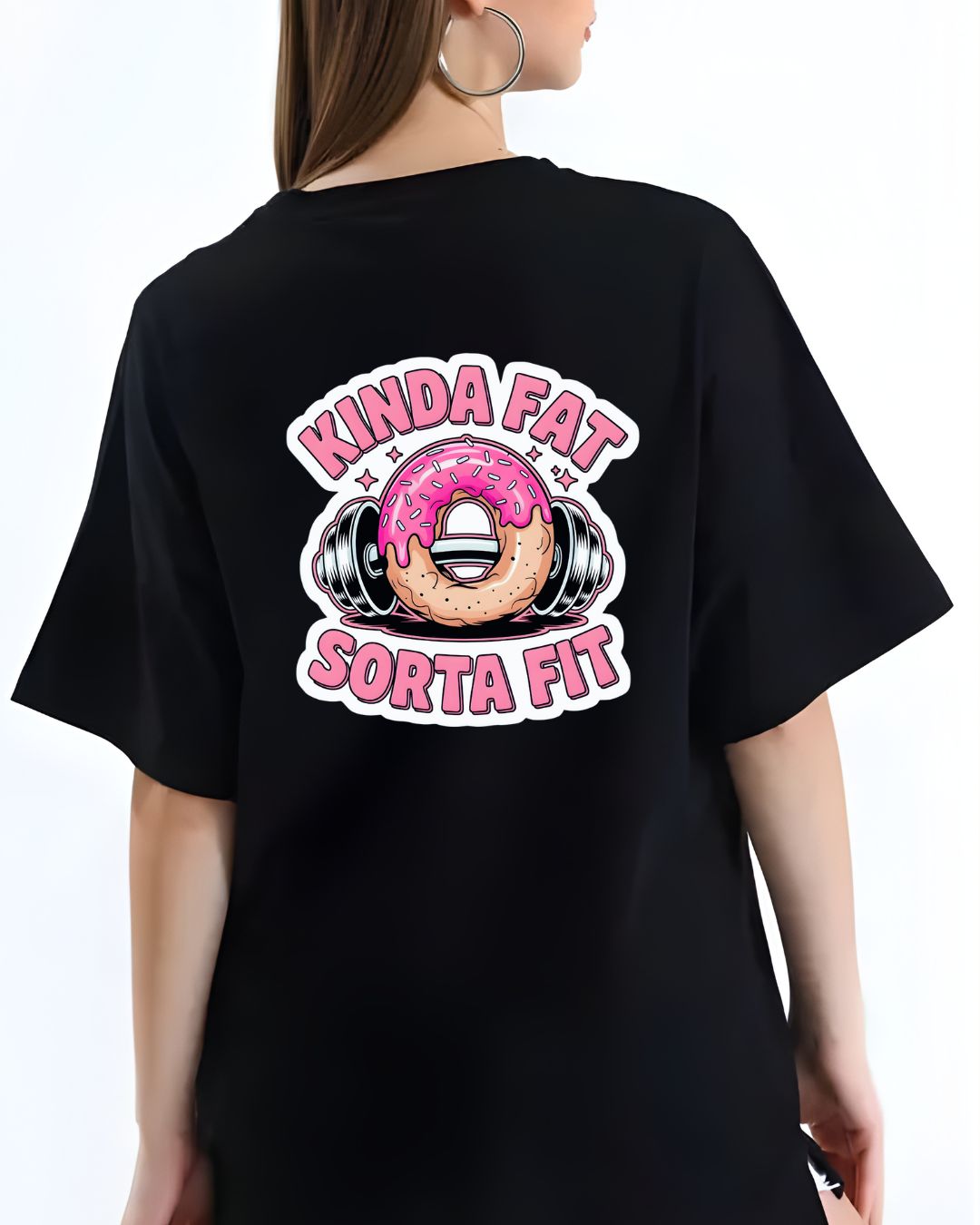 "KINDA FAT SORTA FIT" OVERSIZE SHIRT