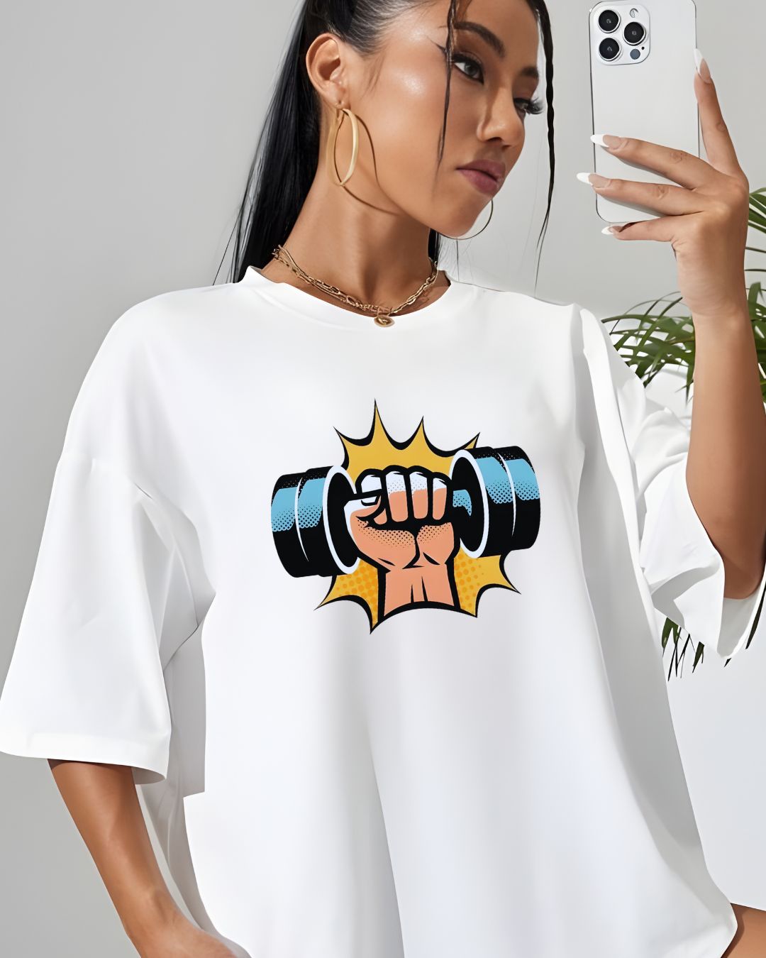 "DUMBELL" OVERSIZE SHIRT