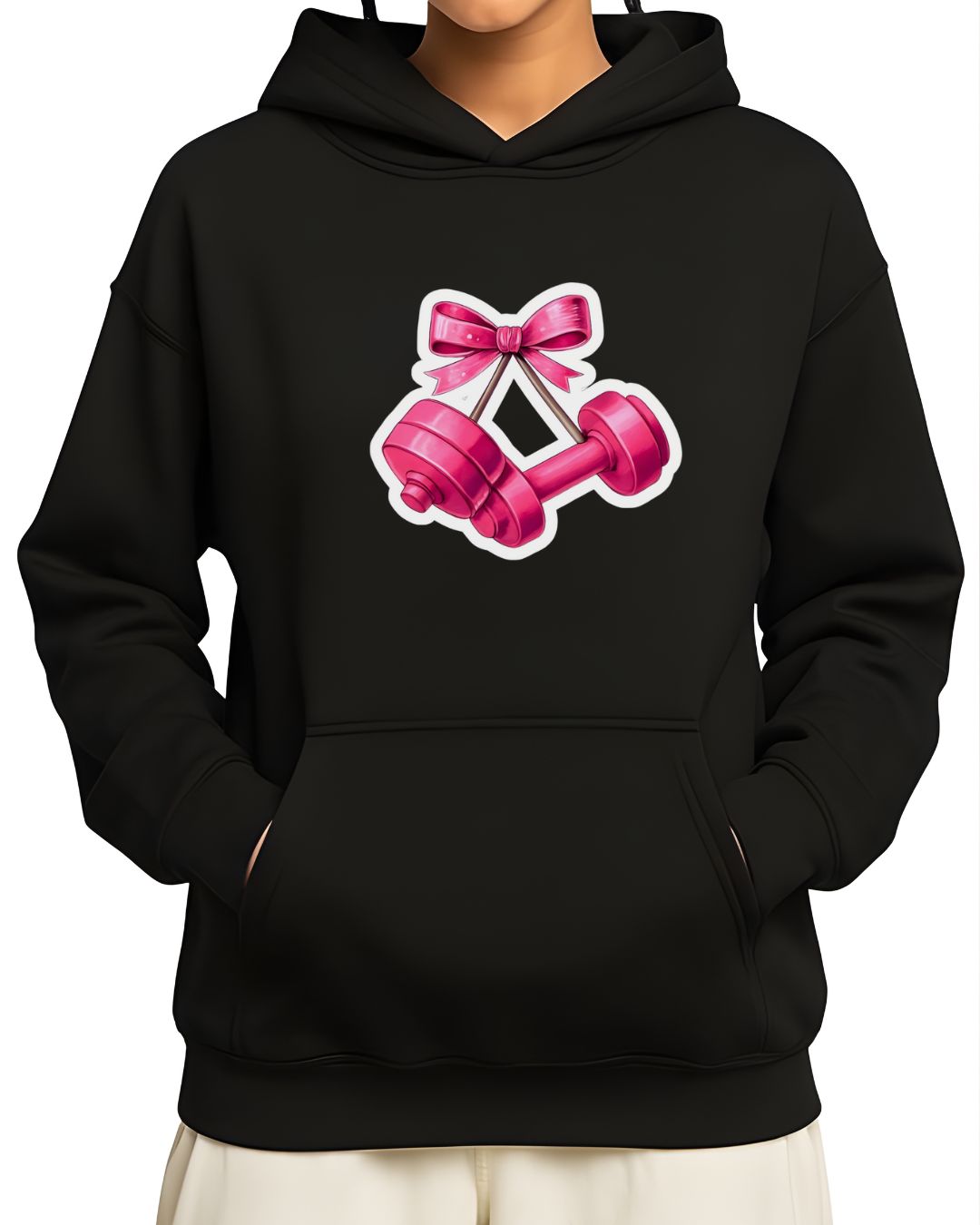 "PINK DUMBELLS" HOODIE